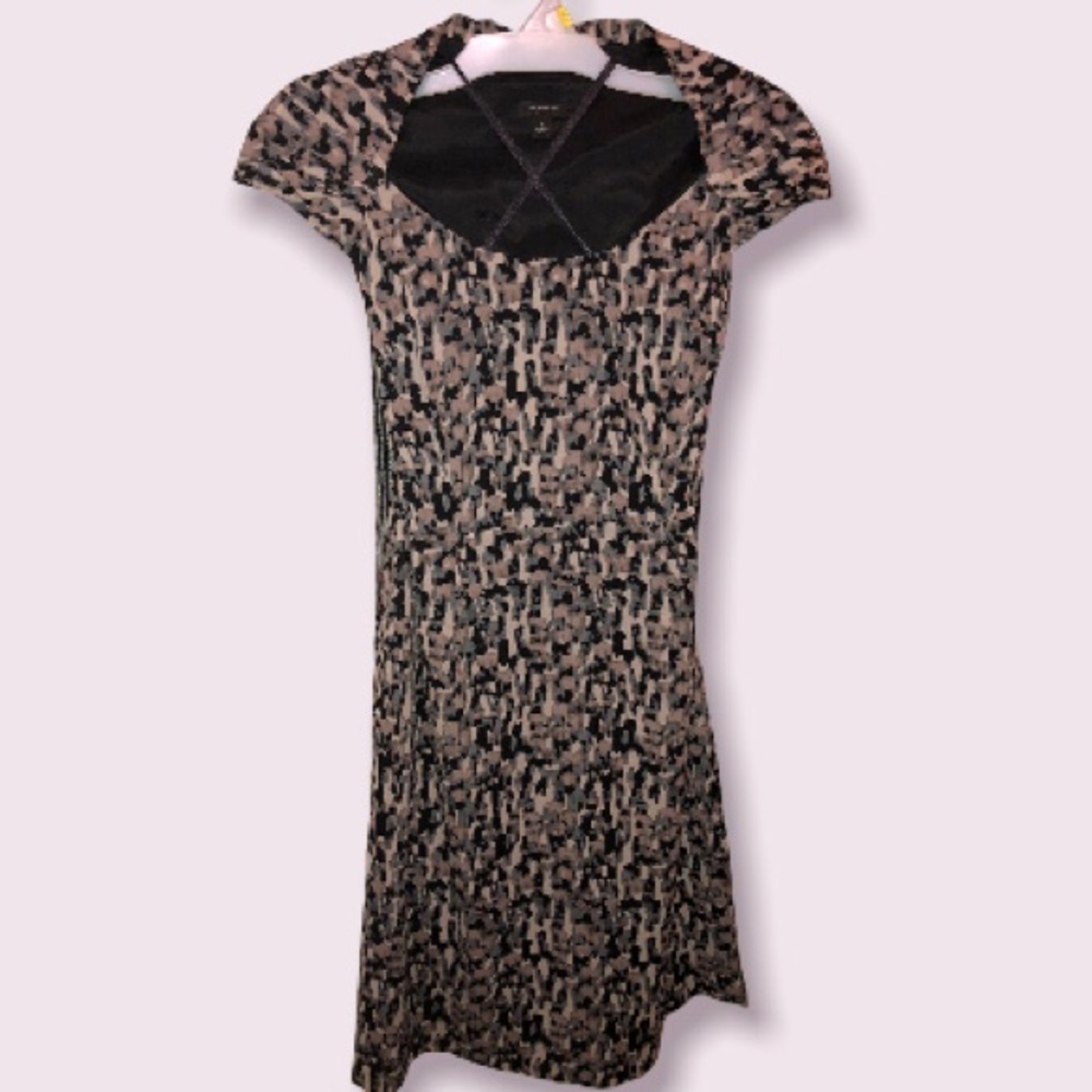 Ann Taylor Silk Camo Print Dress